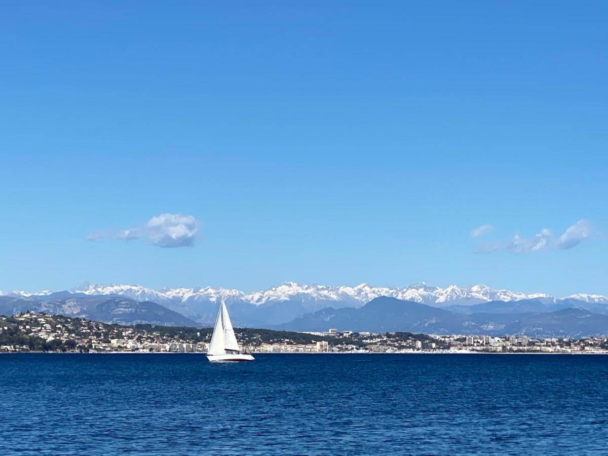 Seafront - Beautiful Flat With Aircon And Comfortable Loggia Vallauris Eksteriør bilde